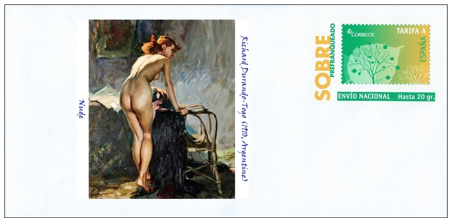 SPAIN, 2016 Paintings - The Nude In Art History, - Richard Durando-Togo (1910, Argentine), Nus, Nude, Nacket, Naked - Aktmalerei
