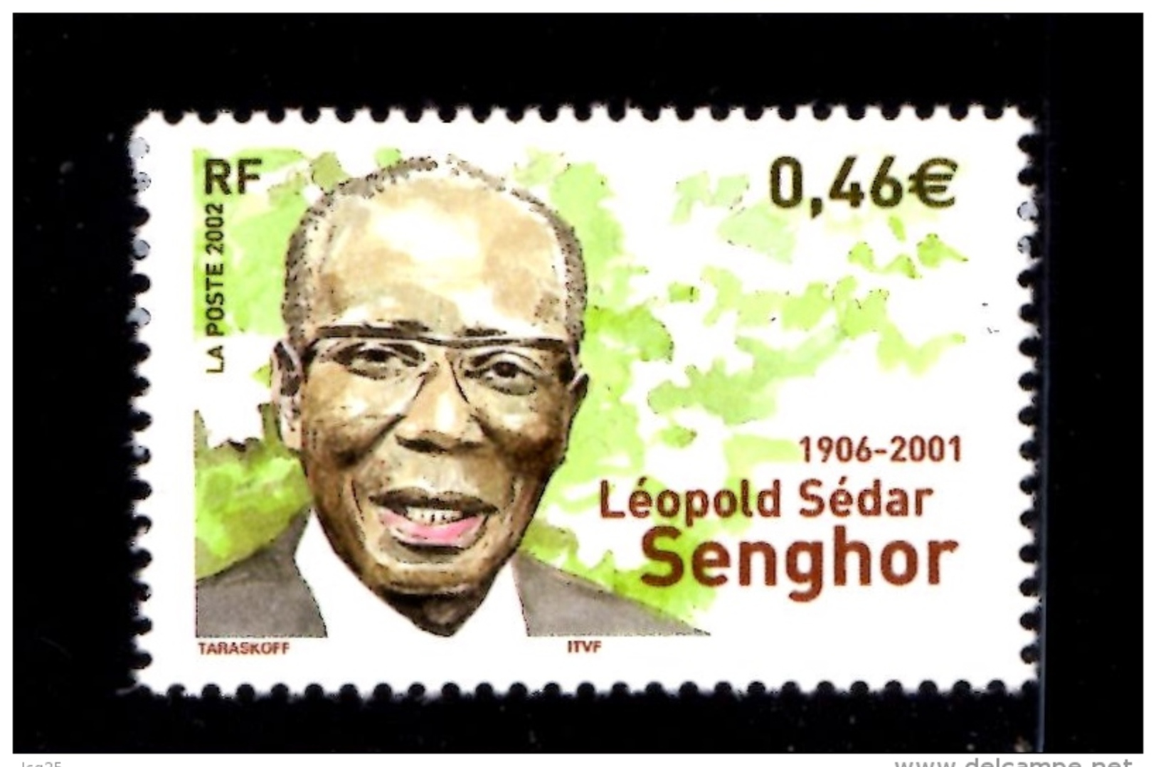 FRANCE 2002 Un Timbre (1)  YT N° 3537** Mort De Leopold Sédar Senghorl Sénégalais -0.46&euro; - Unused Stamps
