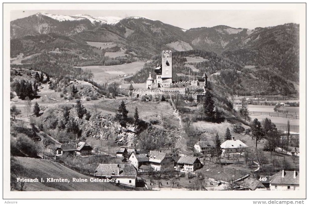 ÖSTERREICH NACHPORTO 1954 - 1 + 1 S Nachporto (wegen Verlorengegangener Marke) Auf Ak FRIESACH I.Kärnten Gel.v. ... - Portomarken