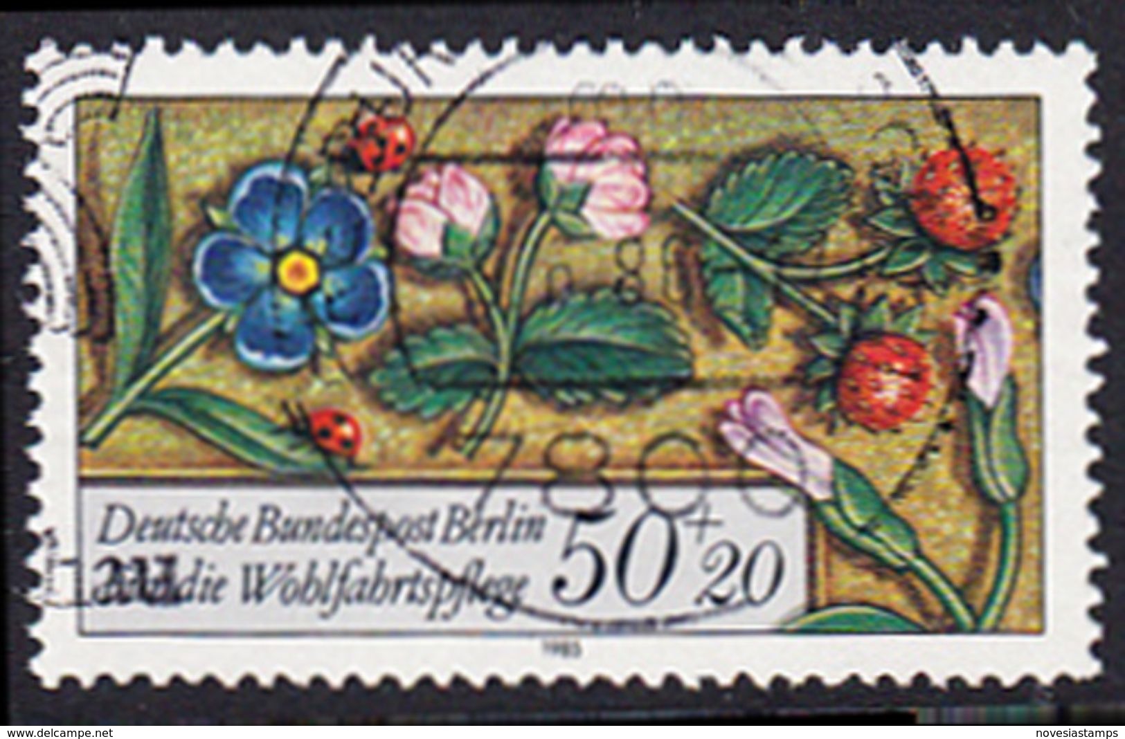 !b! BERLIN 1985 Mi. 744 USED SINGLE (b) - Miniatures - Gebraucht