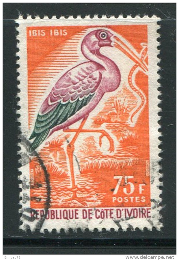 COTE D´IVOIRE- Y&T N°242- Oblitéré (oiseau) - Côte D'Ivoire (1960-...)