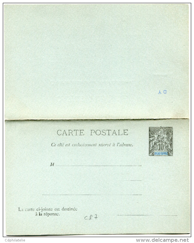 DIEGO-SUAREZ ENTIER POSTAL (CP 7) - Lettres & Documents