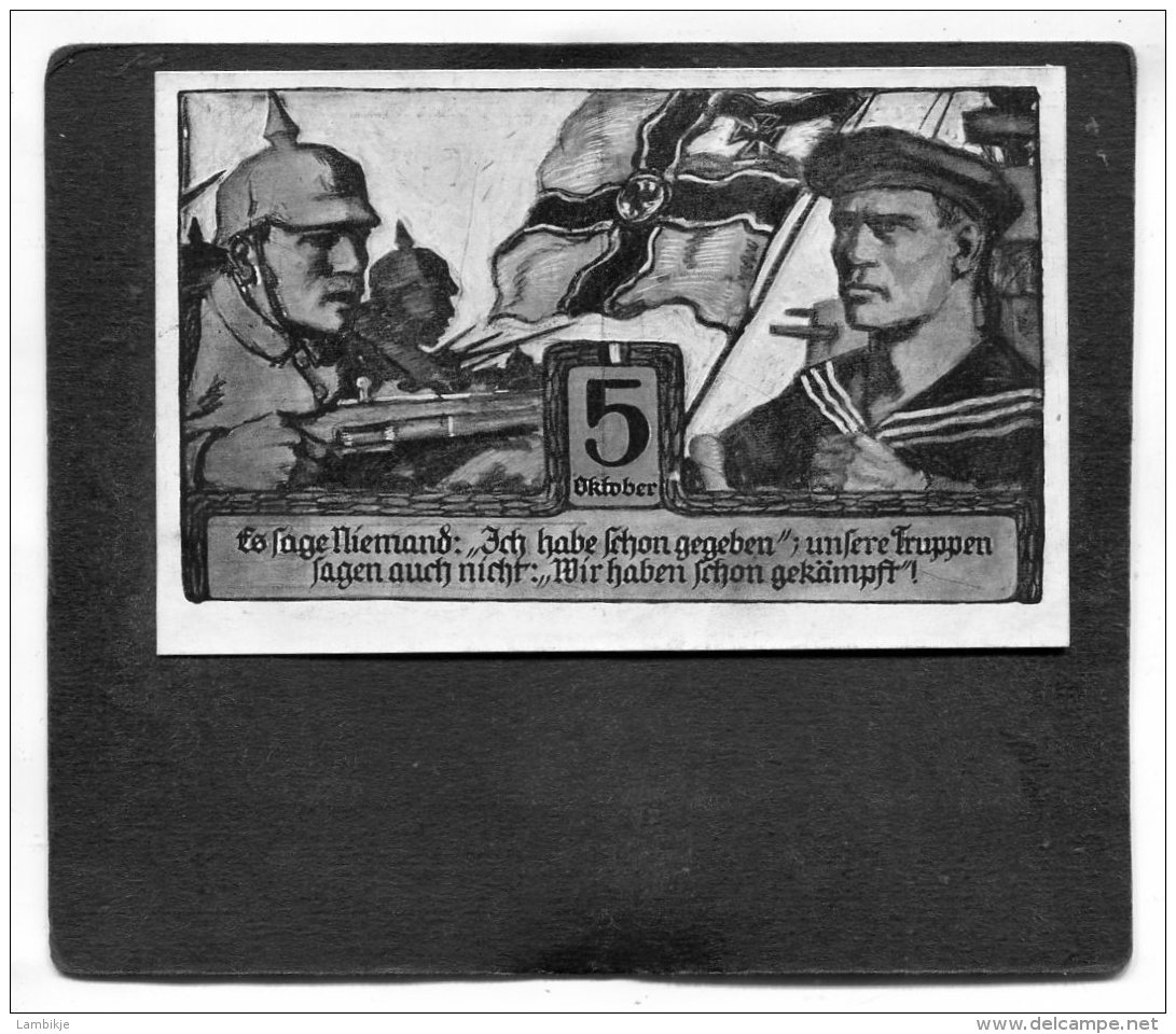 Deutsches Reich Postkarte 1915 Hamburger Opfertag - Gebraucht