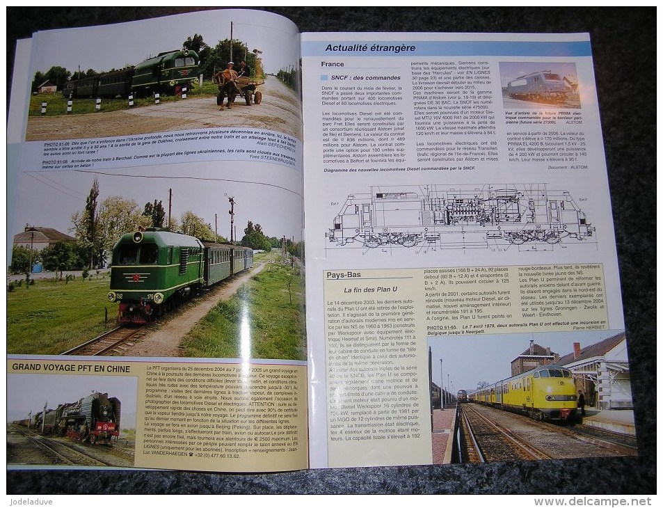 EN LIGNES Revue Ferroviaire N° 61 SNCB NMBS Chemins Fer Train Tram Trains Autos Ligne 55 Bocq Ciment Wagon - Railway & Tramway