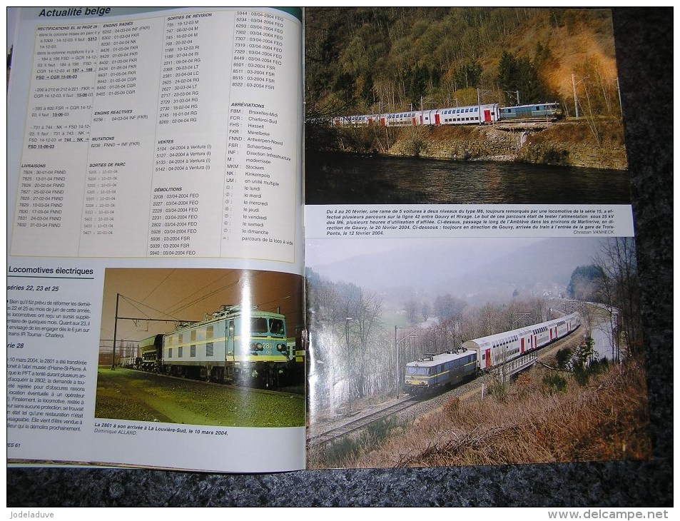 EN LIGNES Revue Ferroviaire N° 61 SNCB NMBS Chemins Fer Train Tram Trains Autos Ligne 55 Bocq Ciment Wagon