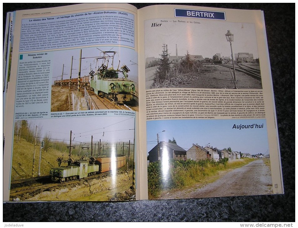 EN LIGNES Revue Ferroviaire N° 61 SNCB NMBS Chemins Fer Train Tram Trains Autos Ligne 55 Bocq Ciment Wagon