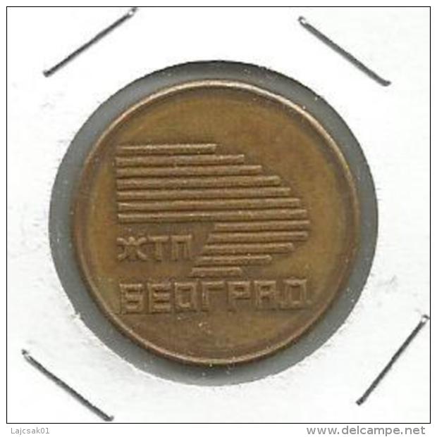 Serbia Belgrade Railway Station Token - Other & Unclassified