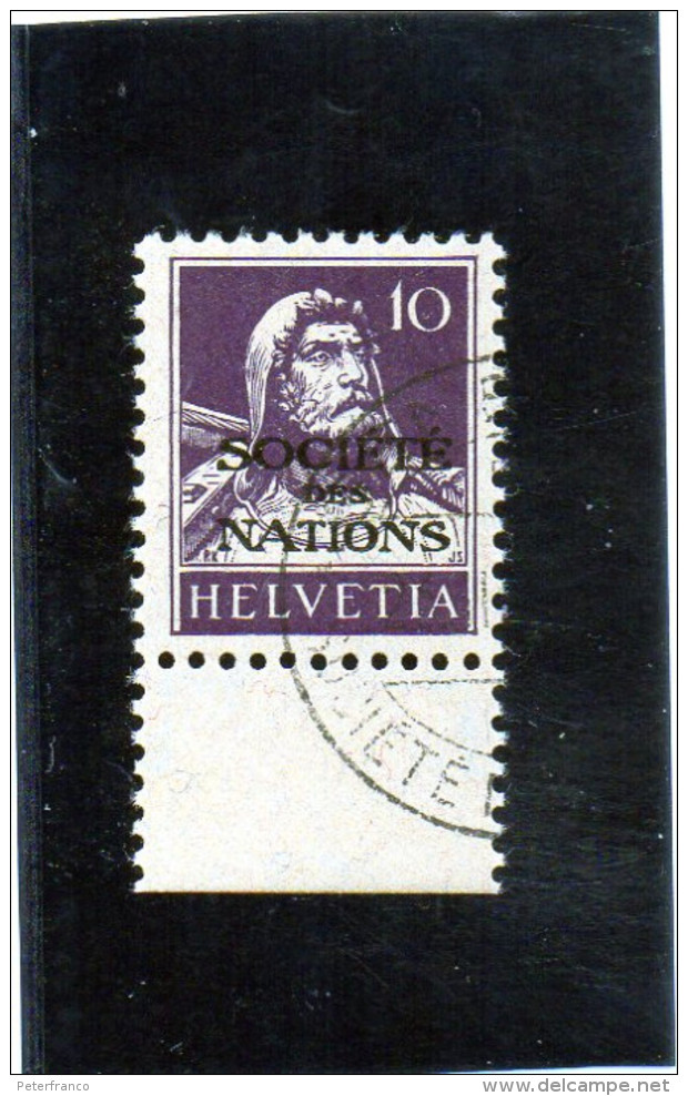 B - 1930/31 Svizzera - Societa Delle Nazioni - Carta Liscia - Dienstmarken