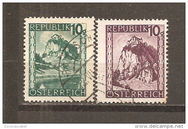 Austria Nº Yvert  607-08 (Usado) (o) - Otros & Sin Clasificación