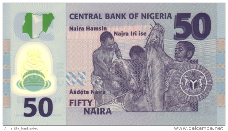 NIGERIA 50 NAIRA 2009 P-41 UNC 7 DIGIT SER. SIGN. 17.  [ NG236a ] - Nigeria