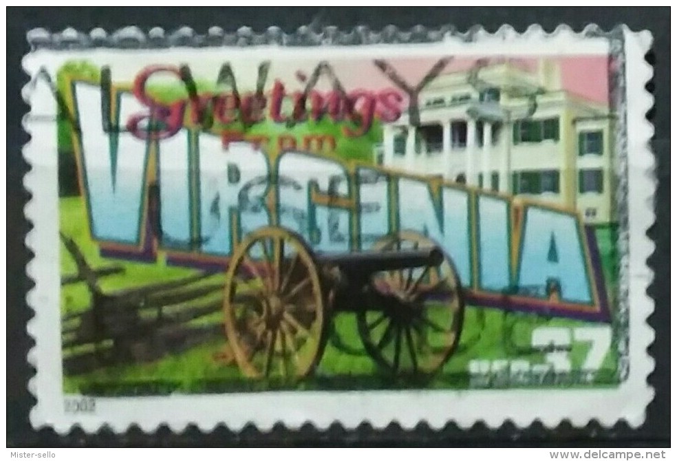 ESTADOS UNIDOS 2002. Saludos De América. USADO - USED - Usati