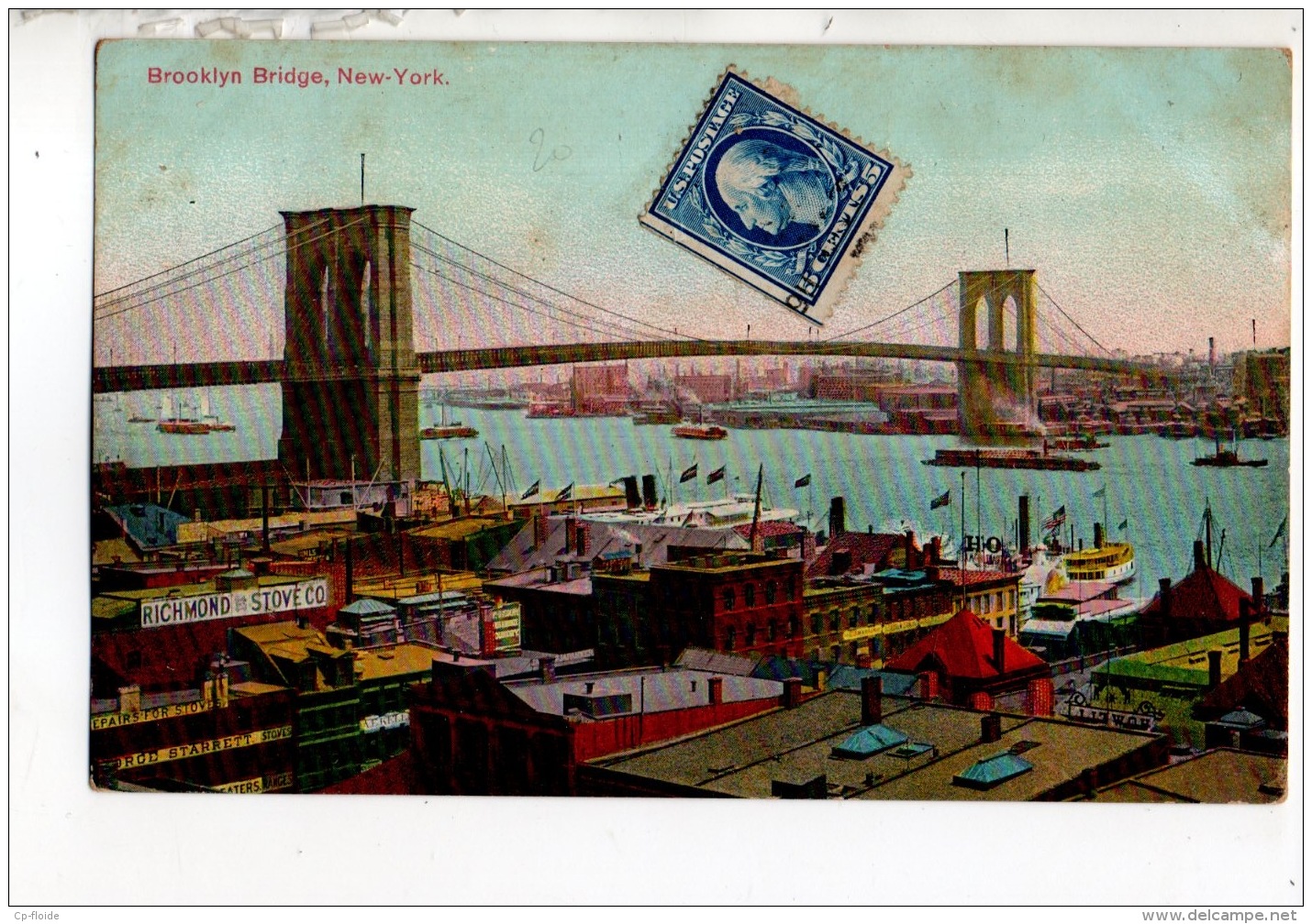 ÉTATS-UNIS . BROOKLYN BRIDGE, NEW YORK - Réf. N°17622 - - Brooklyn