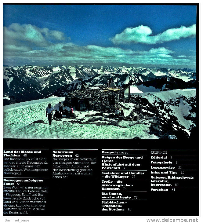 Berge Nr. 46 Von 1991 : Norwegen  -  Berge, Fjells, Fjorde - Viaggi & Divertimenti