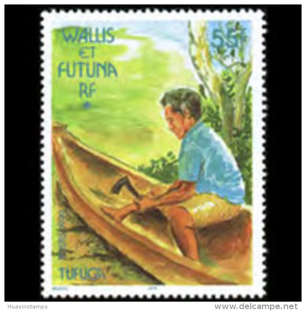 WALLIS &amp; FUTUNA 1999 - Scott# 523 Canoe Set Of 1 MNH - Andere & Zonder Classificatie