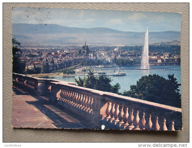 Geneve. La Rade Et La Ville Depuis Cologny - Cologny