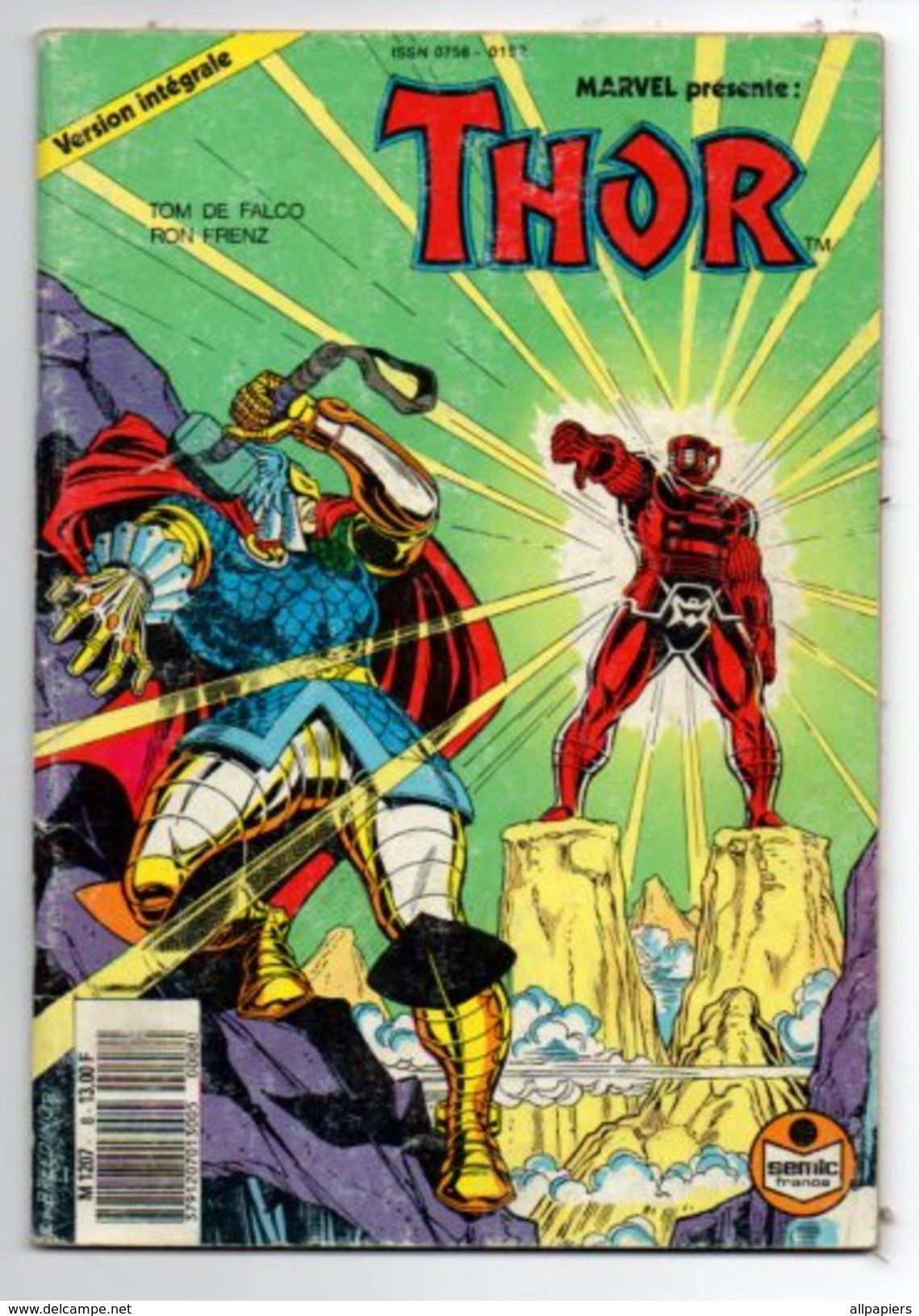 Thor N°8 Jugement Dernier Et Seul Contre Les Célestes De 1987 - Thor