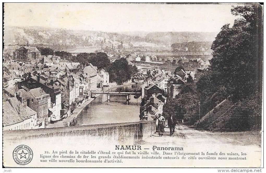 CPA / PK/ AK -    NAMUR Panorama Au Pied De La Citadelle   ( Animation  ) - Namur