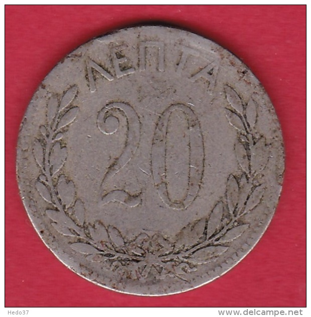 Grèce - 20 Lepta 1895 A - TB - Grèce