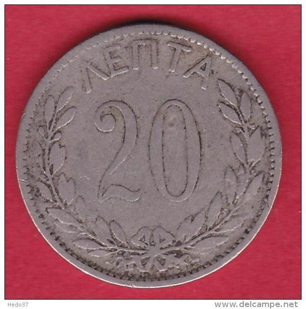 Grèce - 20 Lepta 1894 - TB - Grèce