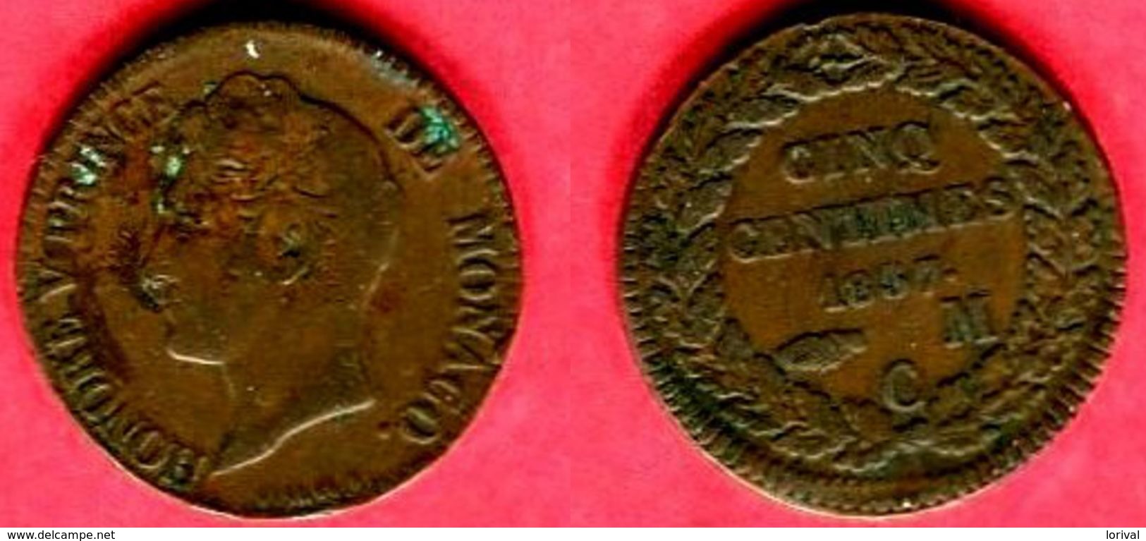 5 CENTIME  TB  25 - Charles III.