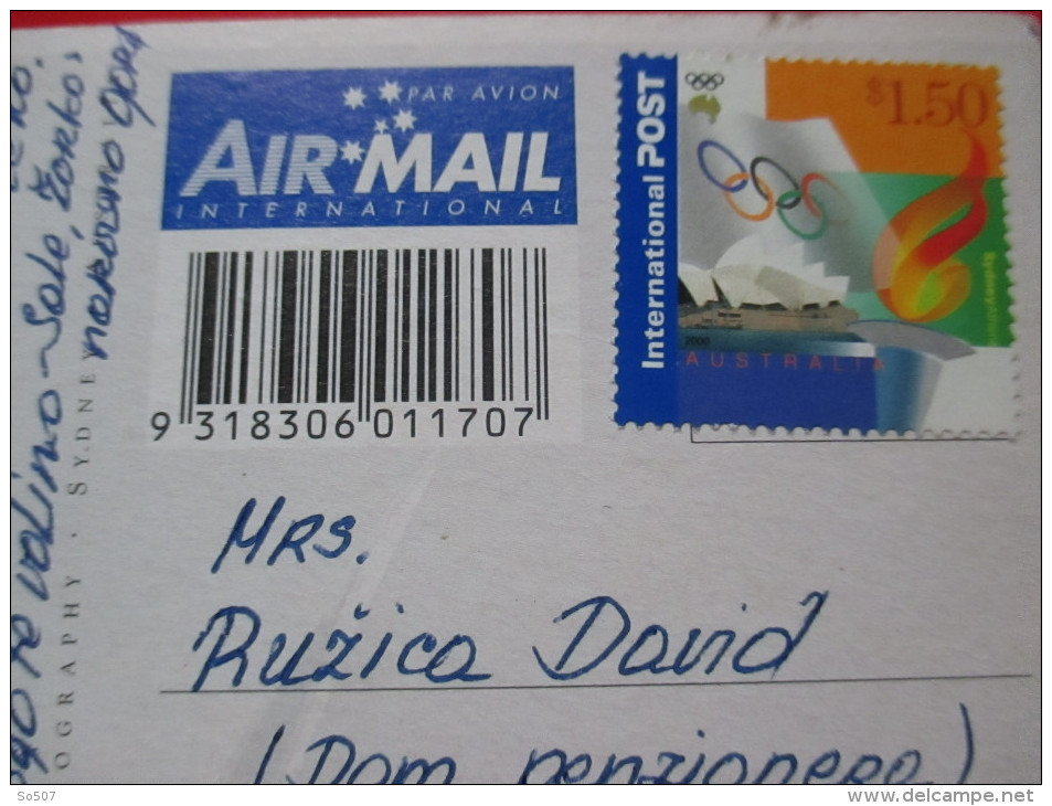 Z1- Air Mail Postcard-Sydney Harbour - Sydney