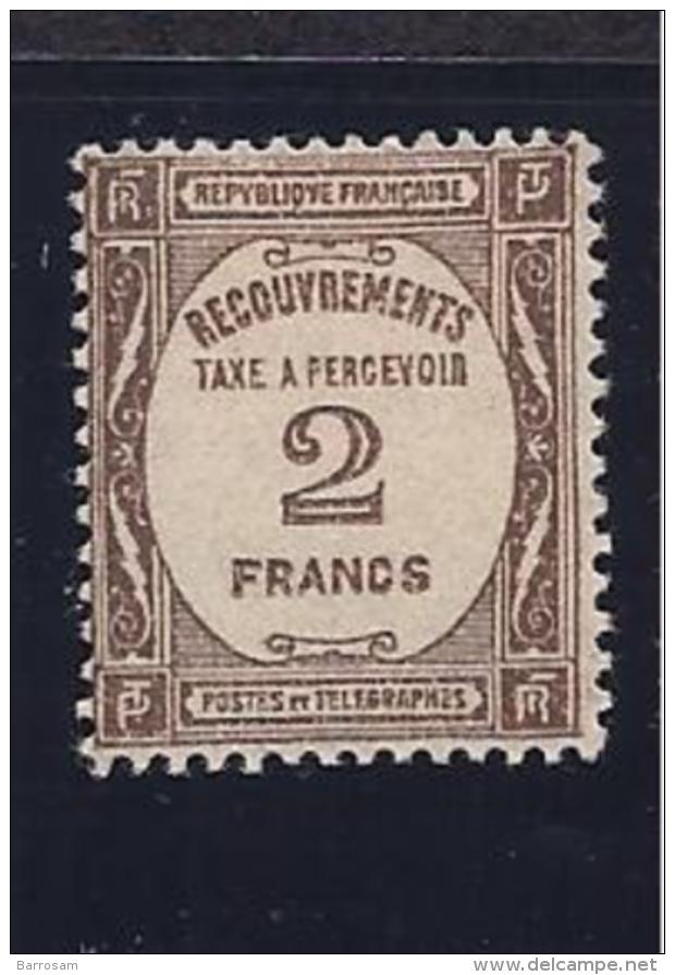 France1927-31:Yvert TT62 Mh* With Full Gum.Cat.Value $200 - 1859-1959 Mint/hinged