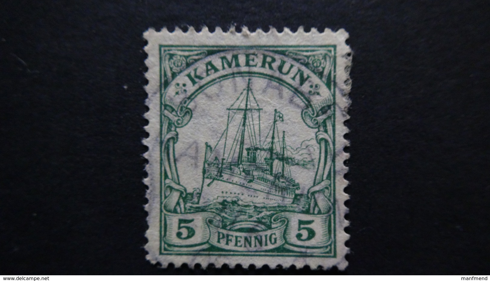 Germany - Kamerun -  1905 - Mi.Nr.21 O - Look Scan - Kamerun