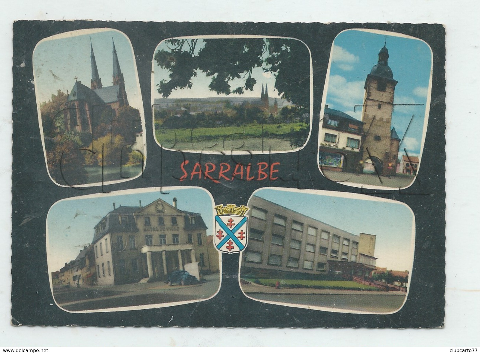 Sarralbe (57) : 5 Vues Dont L'Hôpital  En 1960 (animé) GF. - Sarralbe