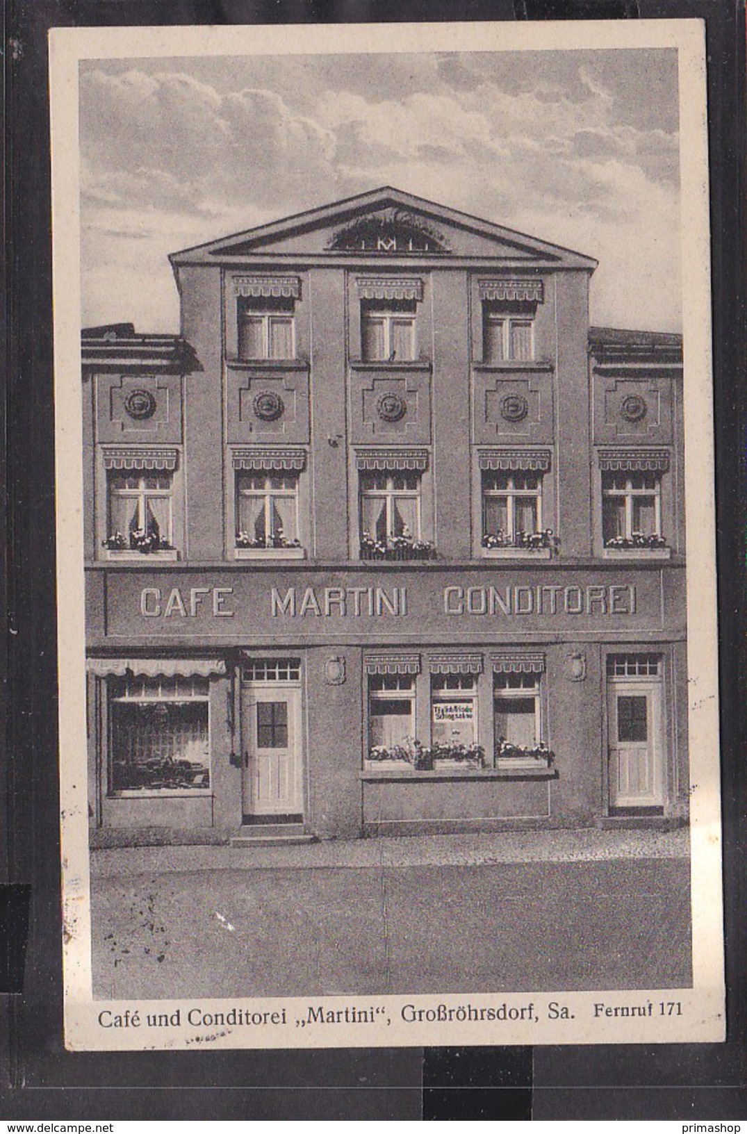 A6x /   Großröhrsdorf B. Radeberg / Cafe Martini 1928 - Grossroehrsdorf