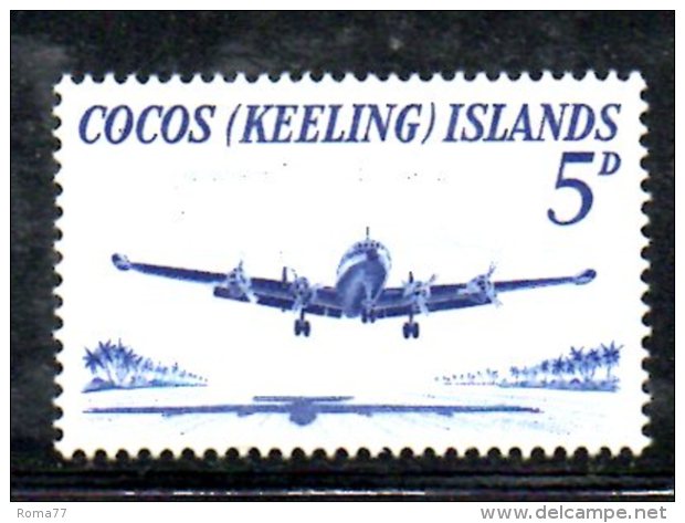 T1094 - COCOS ,  Yvert N. 2  * - Isole Cocos (Keeling)