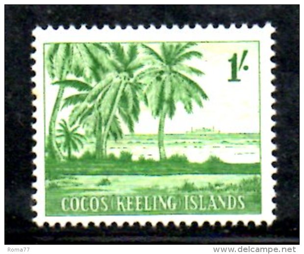 T1097 - COCOS ,  Yvert N. 4  * - Isole Cocos (Keeling)