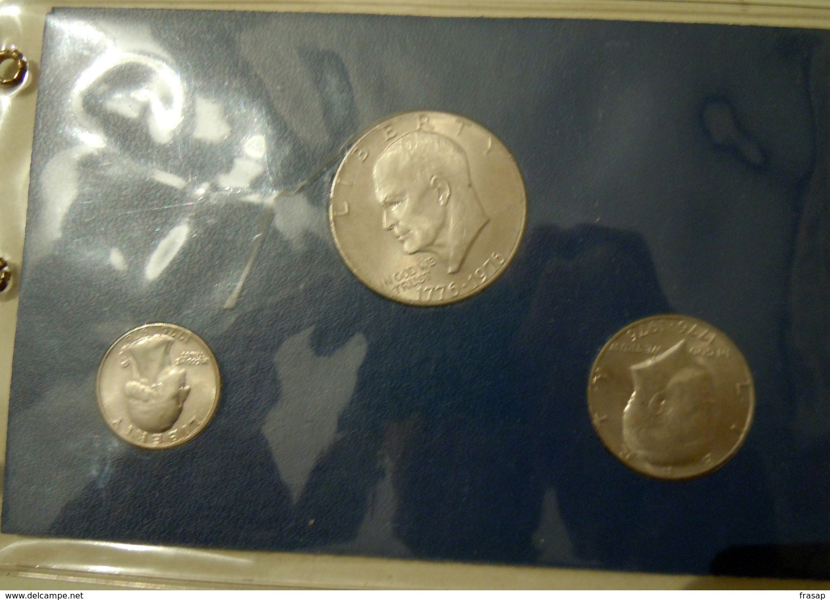 BICENTENNIAL COINAGE 1776 - 1976 1/4, 1/2, 1 Dollar - Set De 3 Pièces - Mint Sets