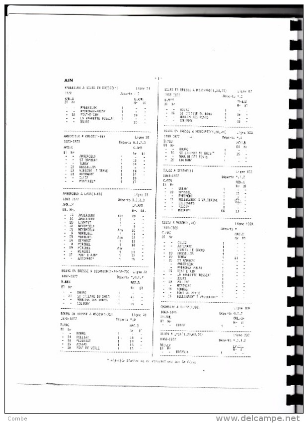 CATALOGUE DES CACHETS COURRIERS CONVOYEURS STATIONS DE FRANCE POTHION 1988 SPIRALE A4    /  500 - France