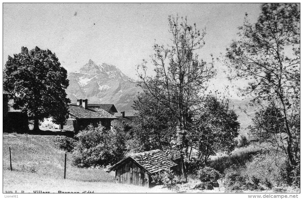 SUISSE : VILLARS.  Payasage D'été - Villars-les-Moines