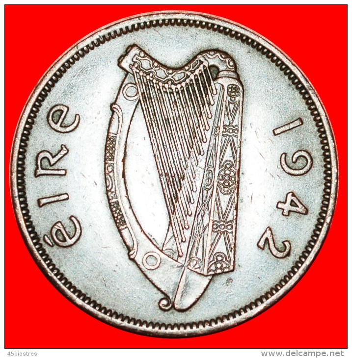 § HEN & CHICKS: IRELAND &#9733; 1 PENNY 1942! LOW START &#9733; NO RESERVE! - Irlande