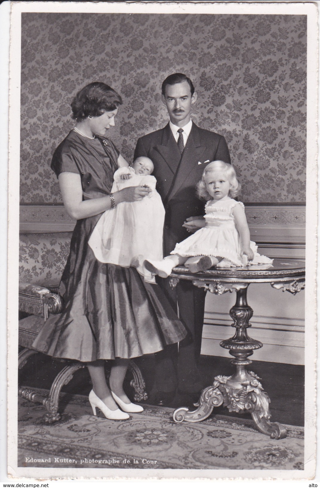 AK Leurs Altesses Royales: Le Grand Duc Héritler, La Grande Duchesse Héritière, La Princesse Marie-Astrid, .... ( 195 ) - Famiglia Reale