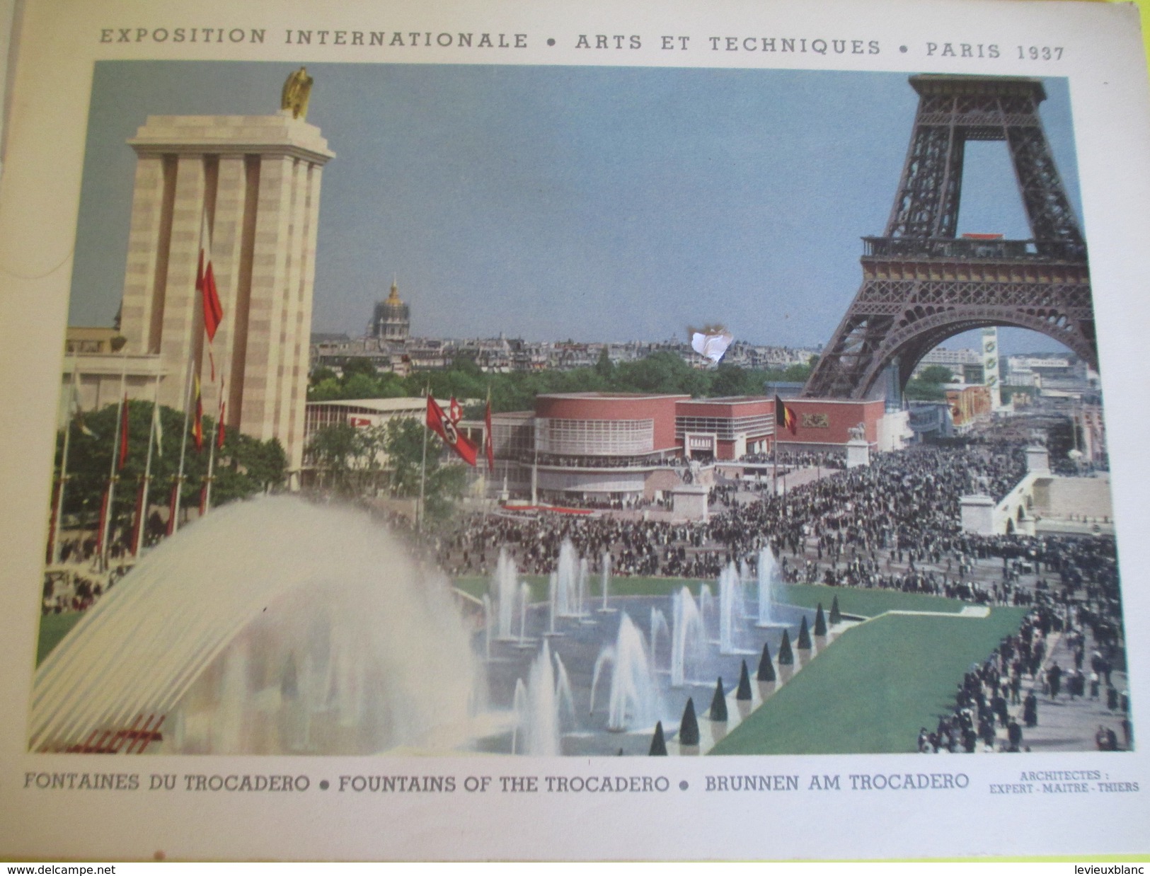 Photographies En Couleur/Album Officiel/ Exposition Internationale Des Arts Et Des Techniques /Paris/1937      CAT150 - Autres & Non Classés