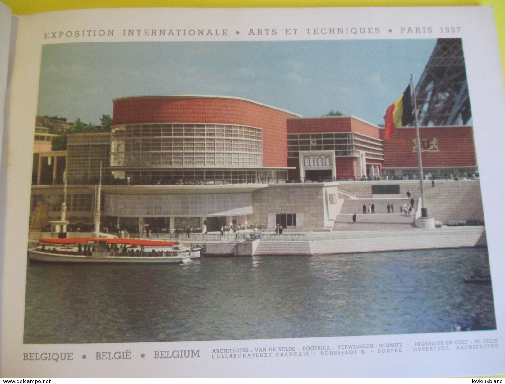 Photographies En Couleur/Album Officiel/ Exposition Internationale Des Arts Et Des Techniques /Paris/1937      CAT150 - Autres & Non Classés