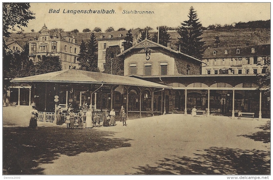 BAD LANGENSCHWALBACH - Stählbrunnen - Ed. Ottmar Zieher, München - Bad Schwalbach