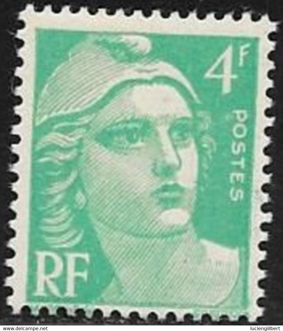 TIMBRE N° 807   -  NEUF  -  MARIANNE DE GANDON 4 F  -  1948 - Unused Stamps