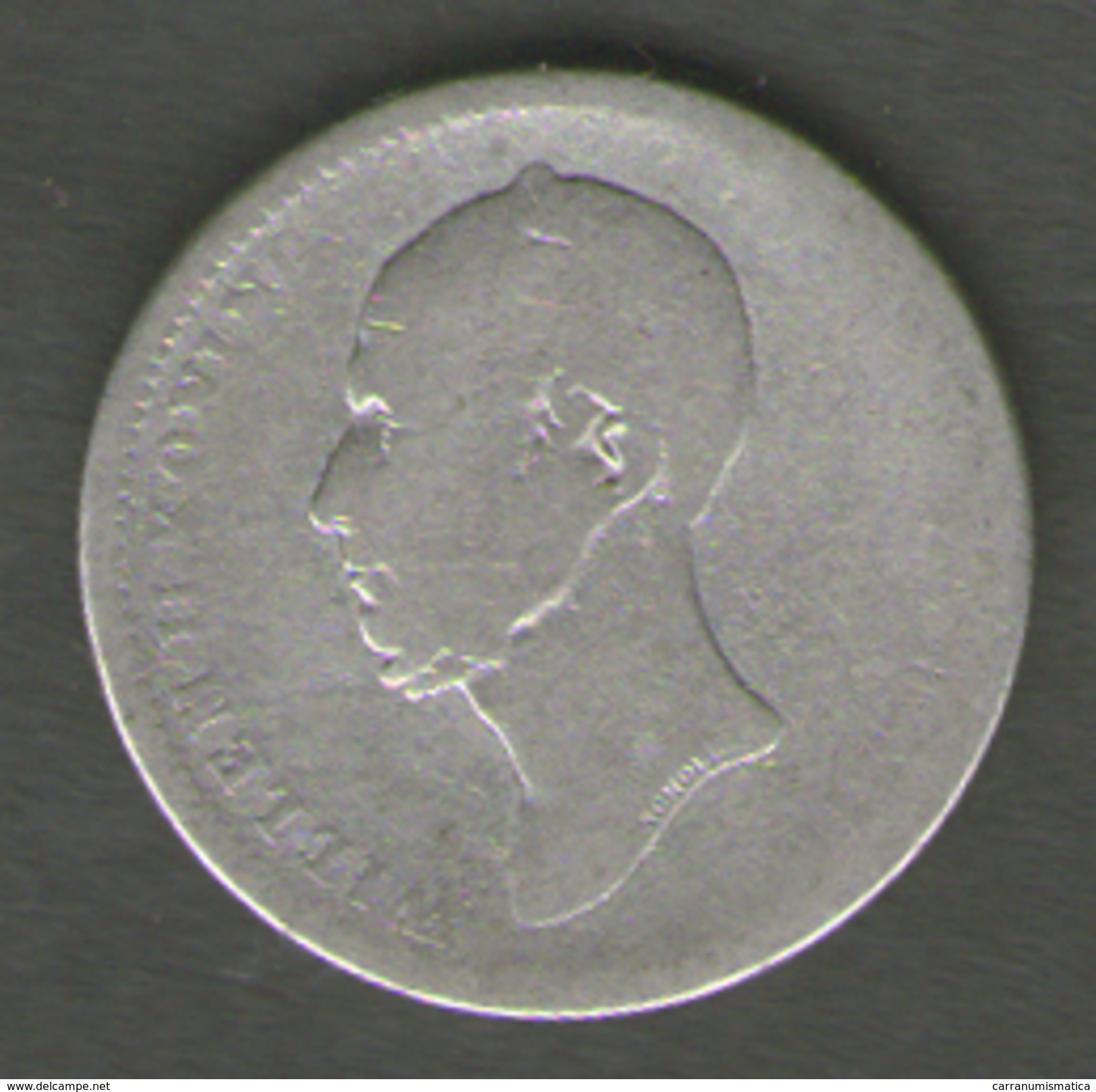 PAESI PASSI 25 CENTS 1849 AG SILVER - 1840-1849: Willem II