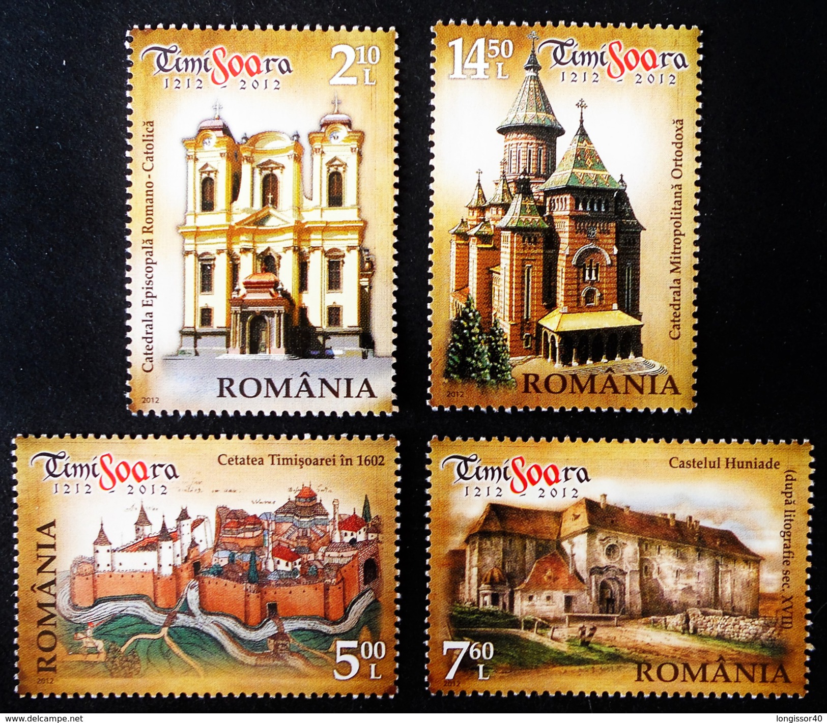 850 ANS DE LA VILLE DE TIMISOARA 2011 - NEUFS ** - YT 5591/94 - MI 613/16 - Neufs