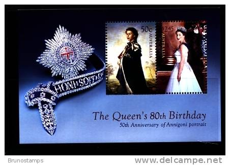 AUSTRALIA - 2006  QUEEN'S BIRTHDAY MS MINT NH - Blocchi & Foglietti