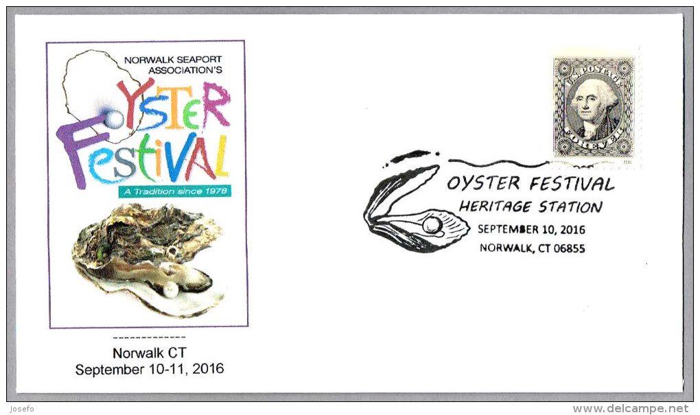 OYSTER FESTIVAL - CONCHA - SHELL. Norwalk CT 2016 - Coquillages