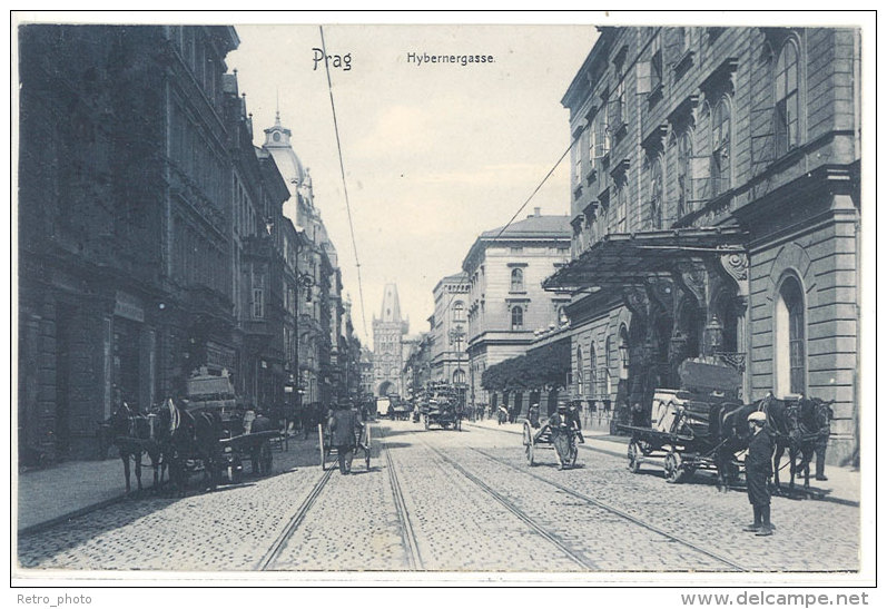 Cpa République Tchèque - Prag - Hybernergasse ( Attelages )    ((S.568)) - República Checa