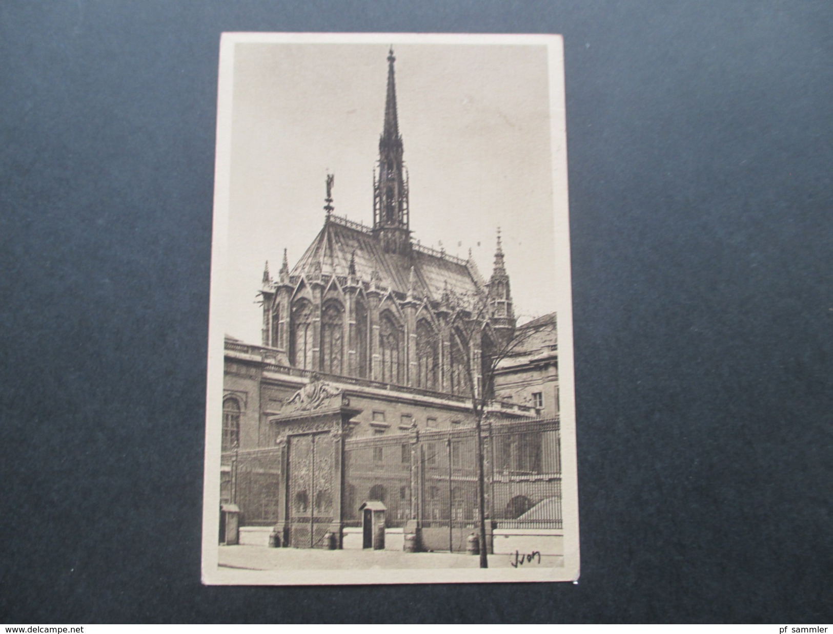 AK Frankreich 1932 Paris En Flanant. La Sainte Chapelle Et La Grille Du Palais De Justice. The Holy Chapel. - Kerken