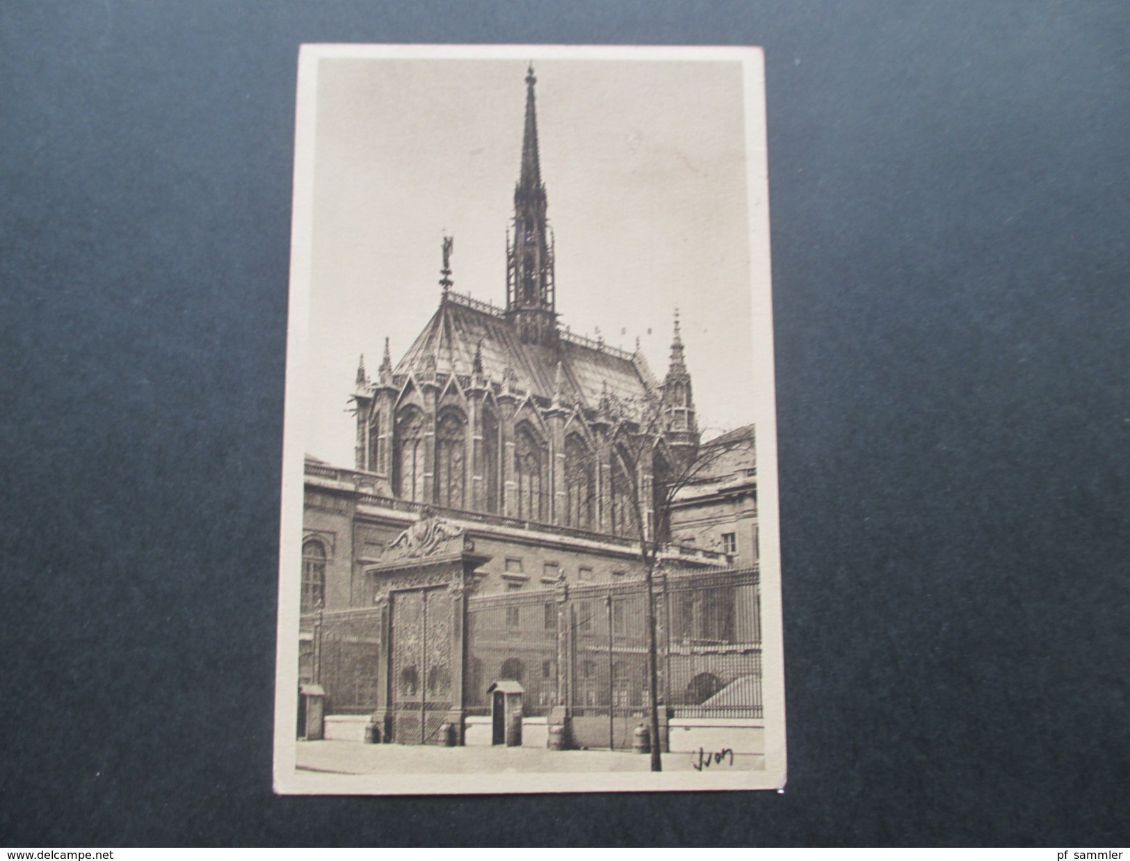 AK Frankreich 1932 Paris En Flanant. La Sainte Chapelle Et La Grille Du Palais De Justice. The Holy Chapel. - Churches