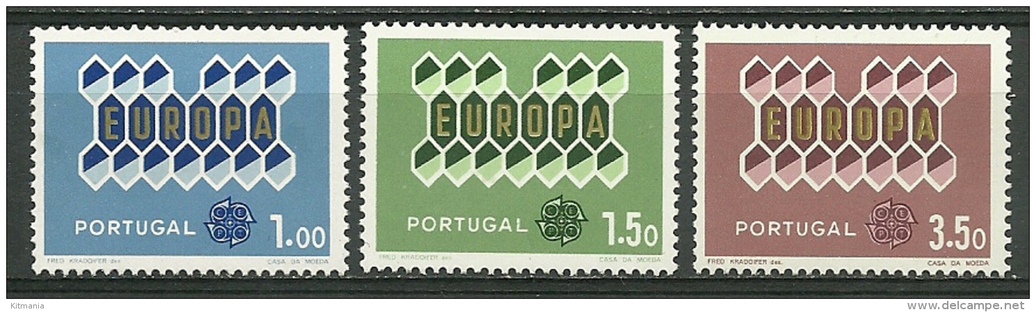 Portugal #898/900 Europa MNH Set - S1029 - Nuevos