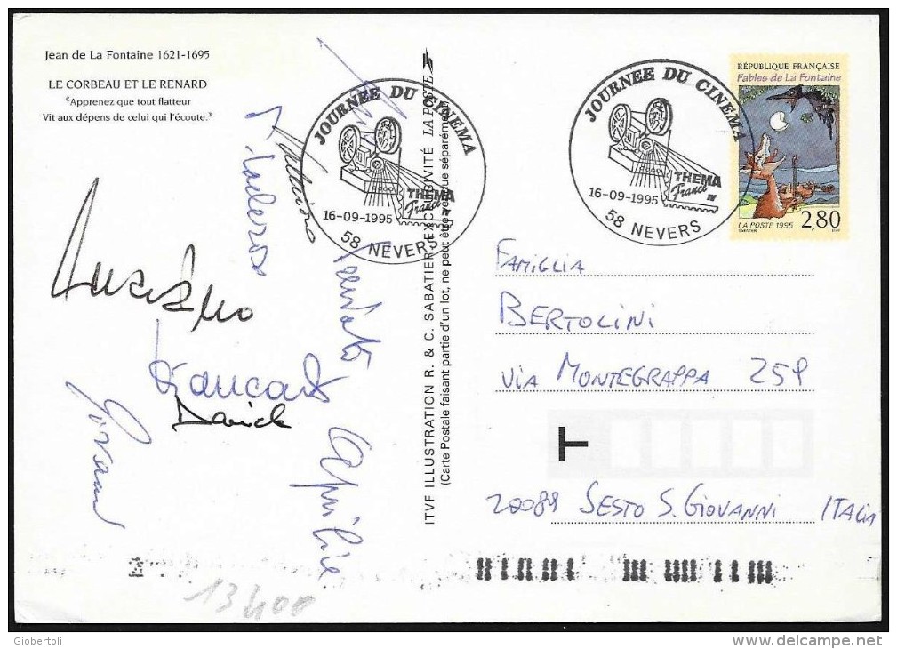 Francia/France: Intero, Stationery, Entier, Giornata Del Cinema, Journée Du Cinéma, Day Of The Cinema, 2 Scan - Cinema