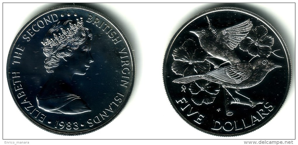BRITISH VIRGIN ISLANDS - Complete Prooflike Set (7 Coins) 1983 FM  -  KM#MS11  [Rare Date] - Isole Vergini Britanniche